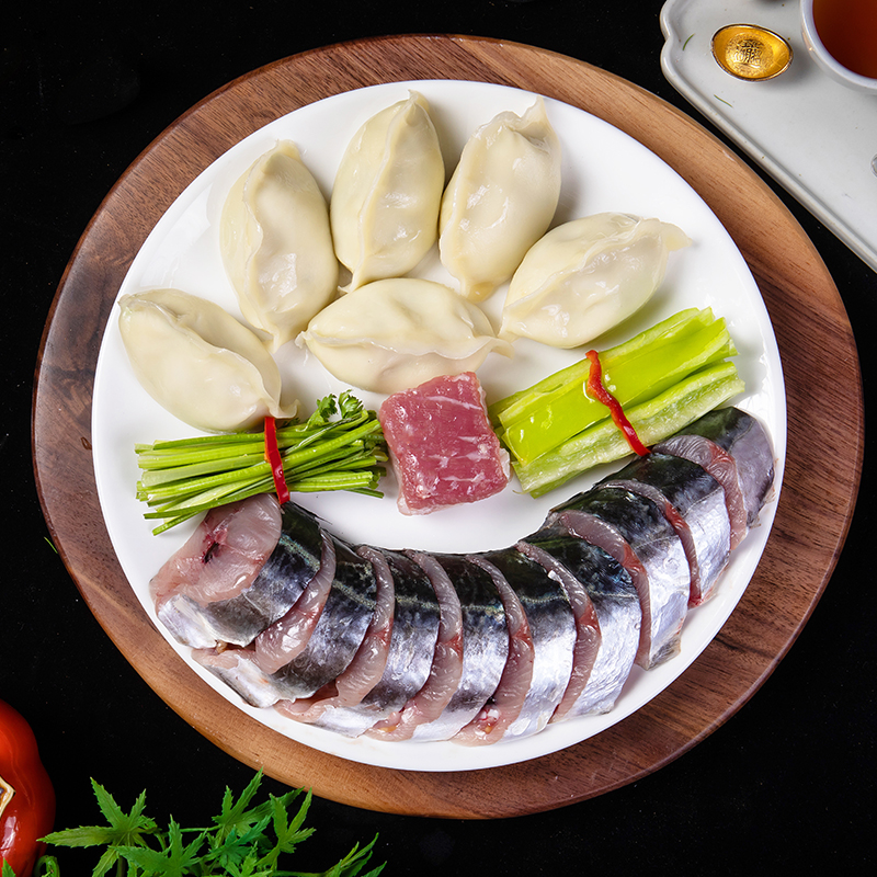 锁汁鲅鱼水饺